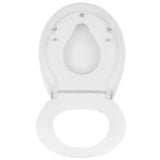 BukkitBow toiletbril met softclose, antibacterieel, afneembaar kinderzitje, geschikt voor comfortabele en hygiënische toiletoplossing.