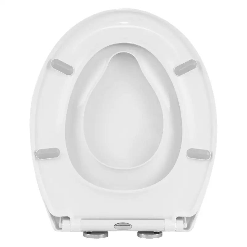BukkitBow toiletbril met softclose en afneembaar kinderzitje, antibacterieel en comfortabel voor gebruik in de badkamer.