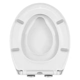 BukkitBow toiletbril met softclose en afneembaar kinderzitje, antibacterieel en comfortabel voor gebruik in de badkamer.