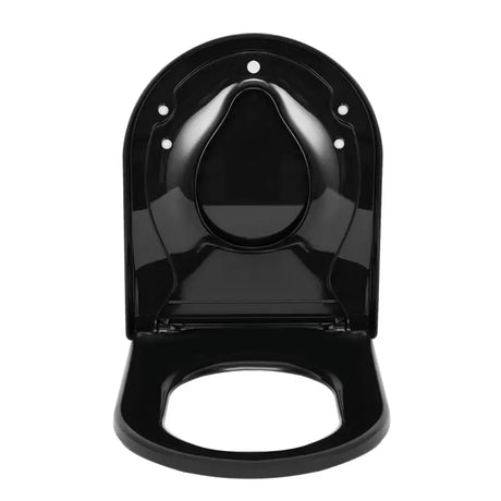 BukkitBow toiletbril met softclose en magnetisch kinderzitje, antibacterieel en comfortabel voor kinderen, geschikt voor toiletgebruik.