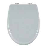 Toiletbril van BukkitBow met softclose, antibacterieel en printontwerp, geschikt voor comfortabele en hygiënische toiletoplossing.