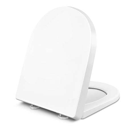 BukkitBow U-vorm kunststof toiletbril met soft-close, universeel en duurzaam, geschikt voor toiletpotten.