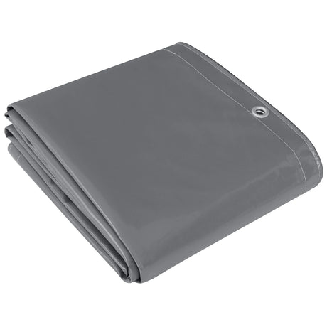 BukkitBow universeel PVC afdekzeil met gegalvaniseerde oogjes, UV-bestendig en waterdicht, voor bescherming van objecten.