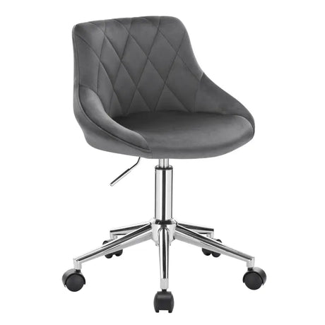 BukkitBow velvet ergonomische bureaustoel voor kinderen, hoogte verstelbaar, zachte fluweelstof en comfortabele zit.
