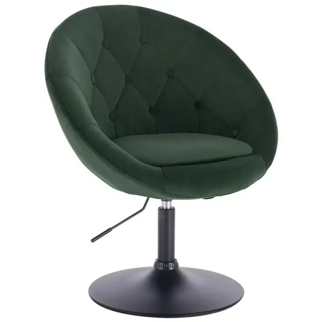 BukkitBow verstelbare barkruk in verchroomd staal met synthetisch leer of fluweel, ergonomisch ontwerp en armleuningen, zithoogte 45-57cm.