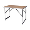 BukkitBow verstelbare campingtafel met 30kg draagvermogen, lichtgewicht en opvouwbaar, 100x73-94x60cm, geschikt voor camping en outdoor gebruik