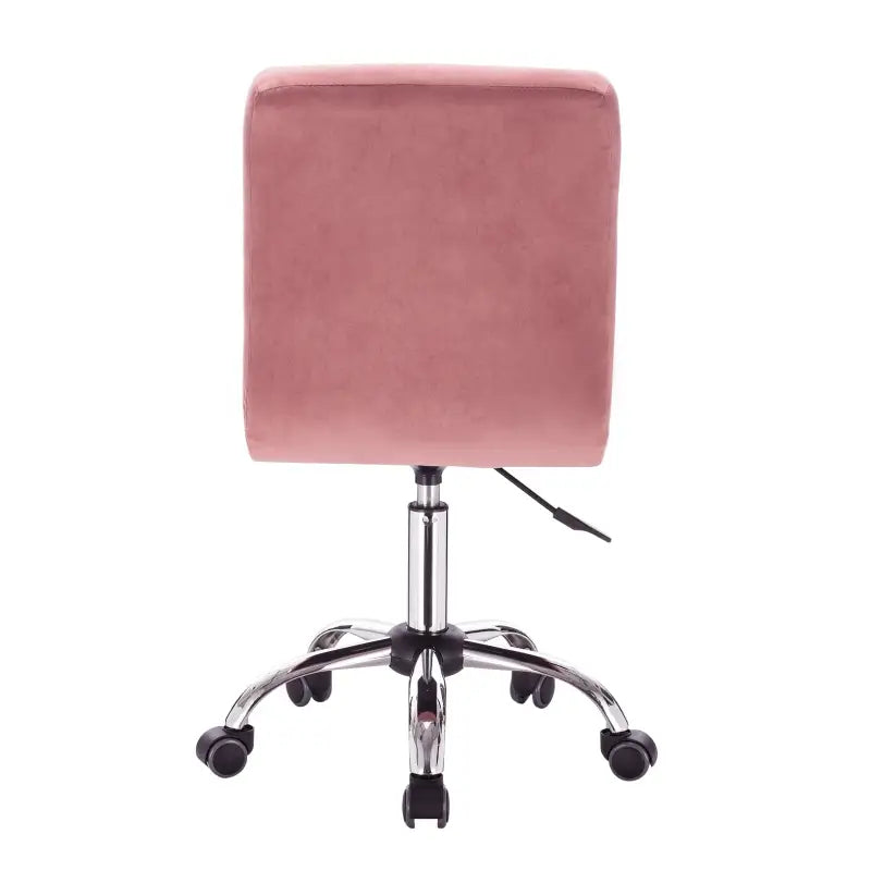 BukkitBow verstelbare linnen bureaustoel met stevig metalen frame, geschikt voor kantoor en studieruimte, maximaal 100 kg belastbaarheid.