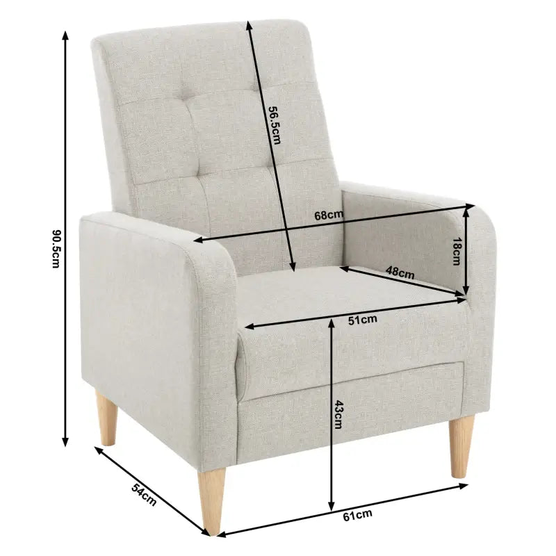 Luxe BukkitBow vleugelstoel met armleuningen, linnen en fluwelen bekleding, massief houten poten, stijlvolle lounge fauteuil.