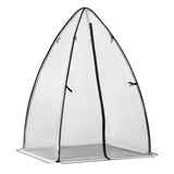 BukkitBow wintervaste foliekas met grondzeil en noppenfolie, polytunnel 120x180cm, geschikt voor tuinbouw en plantbescherming