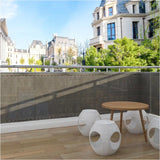 BukkitBow privacyscherm voor balkon, zonnescherm met 70% privacybescherming, UV-bescherming en scheurweerstand in diverse maten