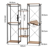 BukkitBow - Grote Kledingkast/ Garderobe Kast - Dubbele