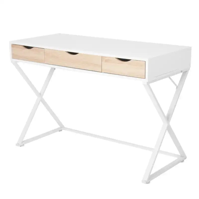 BukkitBow – Modern Bureau met Lades – Hout en Metaal