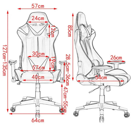 BukkitBow - Verstelbare Racing Gamingstoel / Bureaustoel