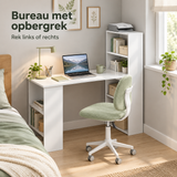 bureau met opbergrek in gebruik in een passende praktijksituatie