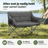 Praktische toepassing en keuzehulp voor campingstoel 2 personen