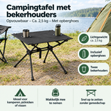 Praktische toepassing en keuzehulp voor campingtafel met bekerhouders