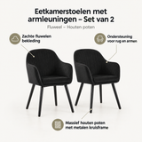 Belangrijkste voordelen en eigenschappen van eetkamerstoelen met armleuningen