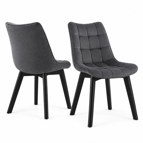 eetkamerstoelen set van 2 productfoto op neutrale achtergrond