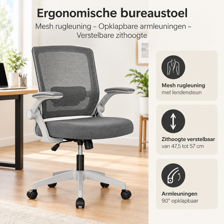Praktische toepassing en keuzehulp voor ergonomische bureaustoel