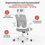 Belangrijkste voordelen en eigenschappen van ergonomische mesh bureaustoel