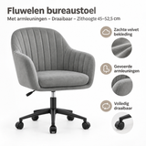 Belangrijkste voordelen en eigenschappen van fluwelen bureaustoel