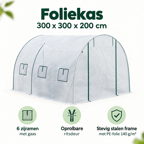 Belangrijkste voordelen en eigenschappen van foliekas