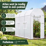 Praktische toepassing en keuzehulp voor foliekas