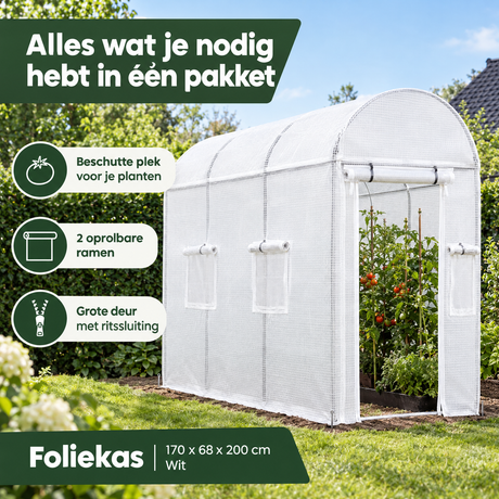 Praktische toepassing en keuzehulp voor foliekas