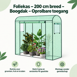 Overzicht van foliekas met de belangrijkste productvoordelen