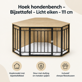 Overzicht van hoek hondenbench met de belangrijkste productvoordelen