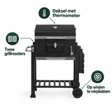 Belangrijkste voordelen en eigenschappen van houtskoolbarbecue op wielen