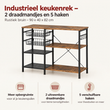 Belangrijkste voordelen en eigenschappen van industrieel keukenrek