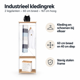Belangrijkste voordelen en eigenschappen van industrieel kledingrek
