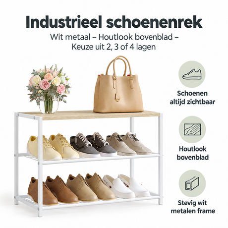 Belangrijkste voordelen en eigenschappen van industrieel schoenenrek