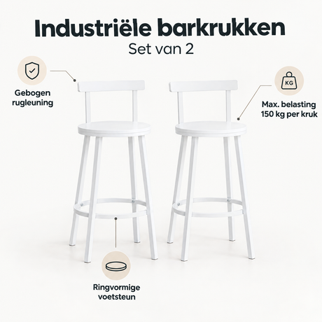 Belangrijkste voordelen en eigenschappen van industriële barkrukken