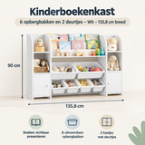 Afmetingen en productspecificaties van kinderboekenkast