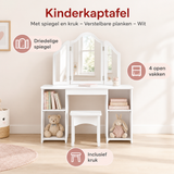 Belangrijkste voordelen en eigenschappen van kinderkaptafel