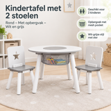 Praktische toepassing en keuzehulp voor kindertafel met 2 stoelen