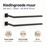 Belangrijkste voordelen en eigenschappen van kledingroede muur