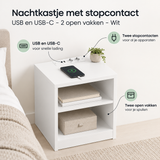 Belangrijkste voordelen en eigenschappen van nachtkastje met stopcontact