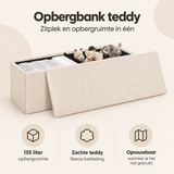 Overzicht van opbergbank teddy met de belangrijkste productvoordelen