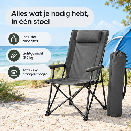 Praktische toepassing en keuzehulp voor opvouwbare campingstoel