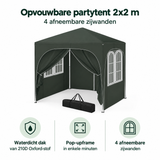 Belangrijkste voordelen en eigenschappen van opvouwbare partytent 2x2