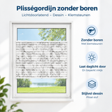 Belangrijkste voordelen en eigenschappen van plisségordijn zonder boren