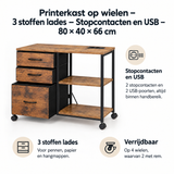Belangrijkste voordelen en eigenschappen van printerkast op wielen