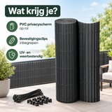 Praktische toepassing en keuzehulp voor PVC privacyscherm