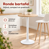 Praktische toepassing en keuzehulp voor ronde bartafel
