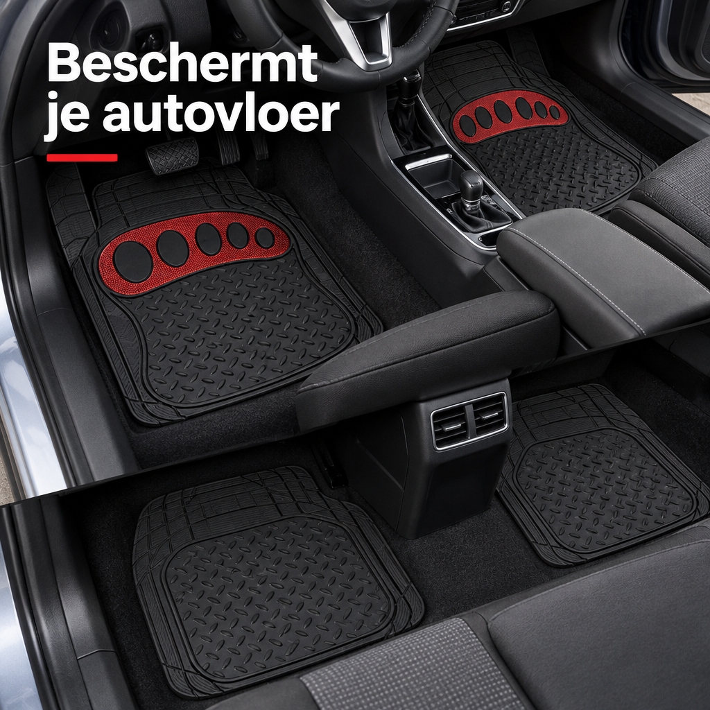 rubberen automatten in gebruik in een passende praktijksituatie