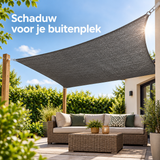 schaduwdoek in gebruik in een passende praktijksituatie