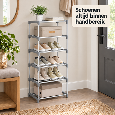 smal schoenenrek in gebruik in een passende praktijksituatie